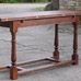 Console table in quarter-sawn oak